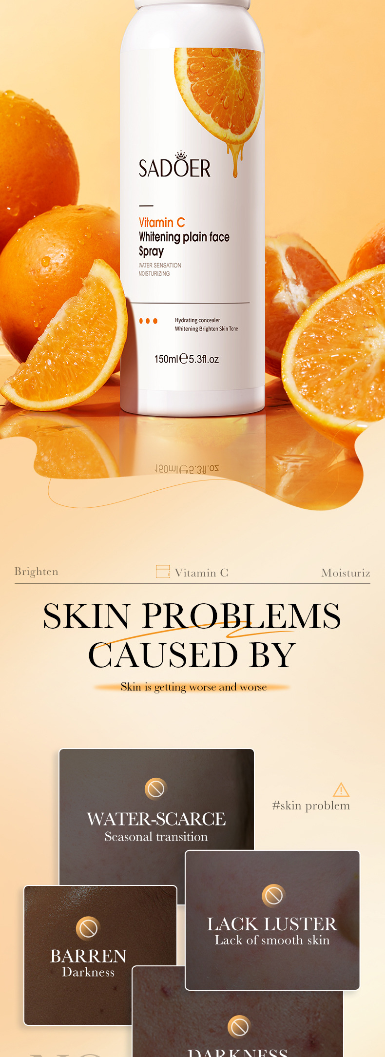 全英文SADOER素颜喷雾 补水爽肤水喷雾跨境外贸批发专供外贸详情16