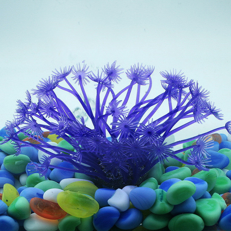 Wholesale of simulated aquatic plant fish tank landscaping, coral ornamental fish, soft sea anemone, aquarium supplies for foreign trade pic 26