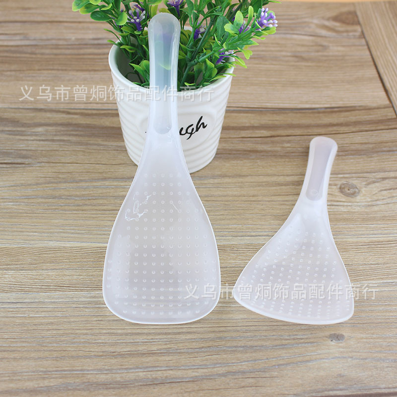 Two plastic transparent non-stick rice spoons in one-yuan store supply, one or two yuan pic 10