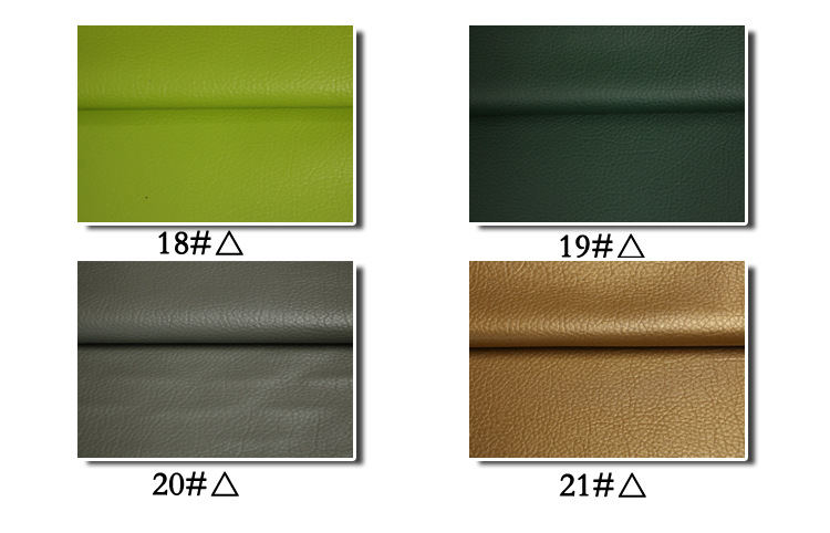 Factory stock: Textured base PU large lychee pattern leather fabric, bedside soft packaging decorative leather seat cushion sofa artificial leather pic 12