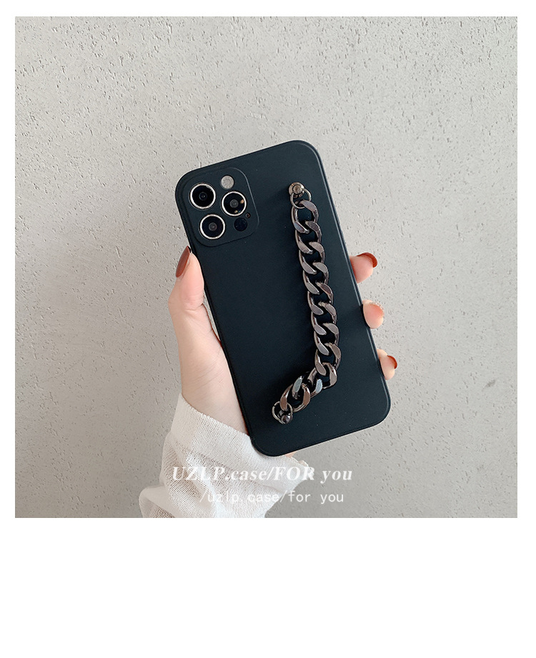 iphone14promax手机壳苹果13/12全包xs/xr软直边7p枪色手链适15详情6