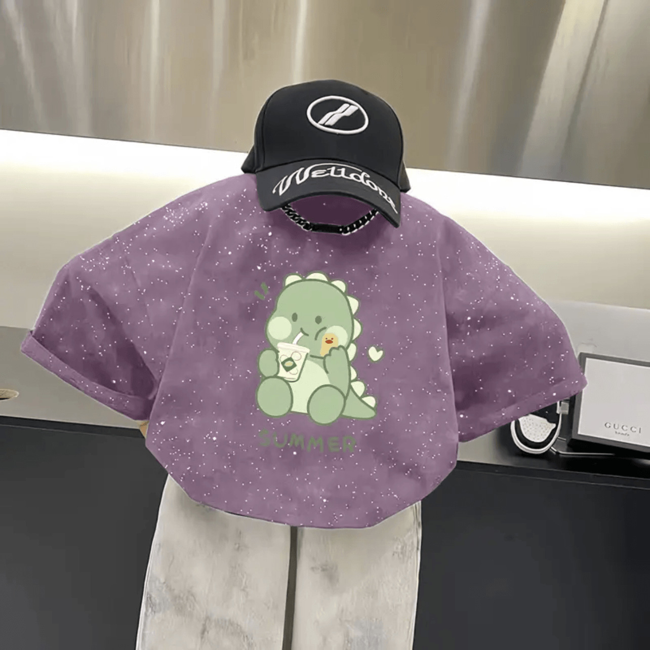 男童短袖T恤夏装2025新款儿童夏季纯棉上衣男孩中大童帅气半袖潮t详情13