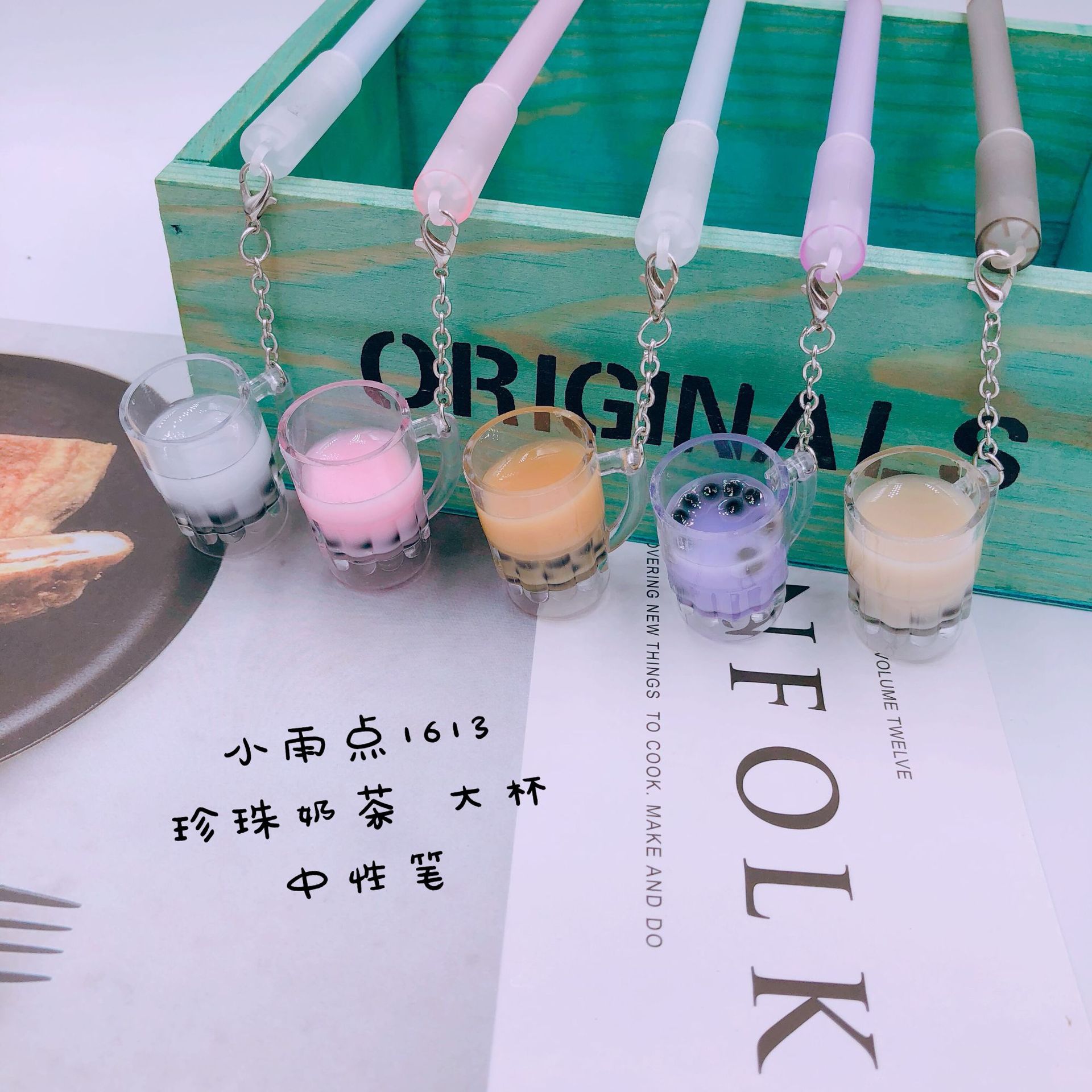 Little Raindrop 2022 New Creative and Cute Student Office 1613 Bubble Milk Tea Cup Gel Pen Direct Supply from the manufacturer pic 9