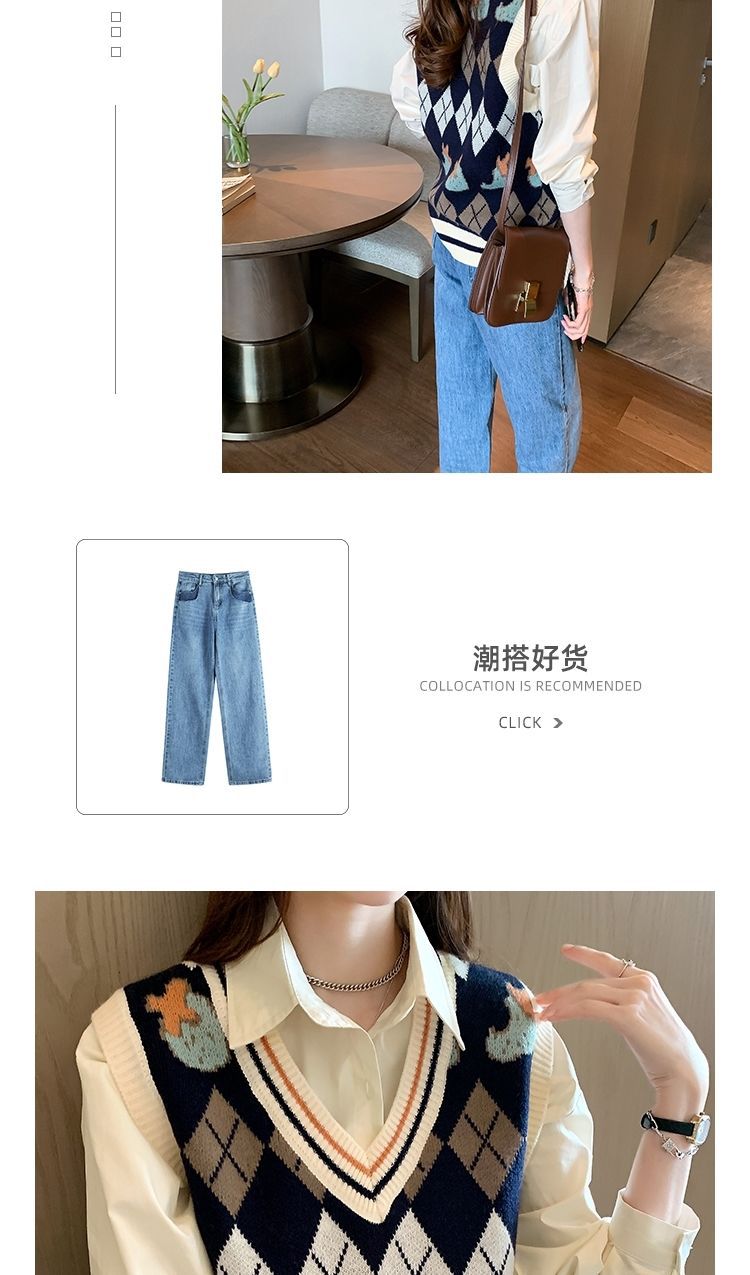 针织马甲背心女新款洋气内搭上衣百搭可外穿2022外搭叠穿小马甲详情22