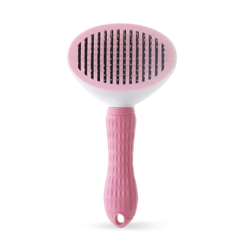Pet cat combs, cleaning floating hair, dog needle combs, self-cleaning combs, hair removal combs, one-click hair removal combs, pet supplies combs for cats and dogs pic 15