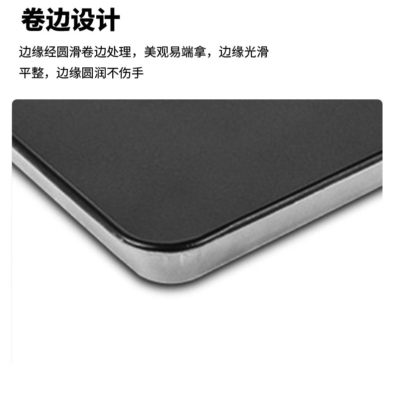 Non-stick aluminum baking trays, commercial 60*40 rectangular baking trays, oven cakes, bread, pizza basins, baking non-stick baking trays, Teflon commercial aluminum-coated baking trays, aluminum-coated non-stick baking trays, aluminum alloy baking trays pic 9