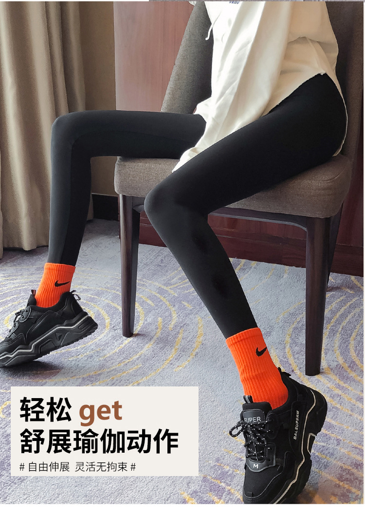 Shark skin leggings for women to wear outside in spring and autumn, high-waisted shark pants wholesale, thin slimming legs and lifting buttocks yoga Barbie pants pic 7