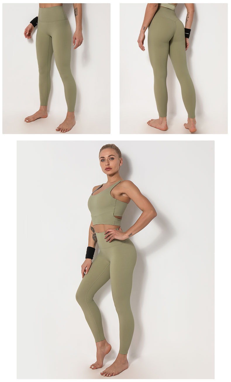 lulu瑜伽裤磨毛高腰提臀女夏外穿紧身运动跑步蜜桃臀裸感健身裤秋详情55