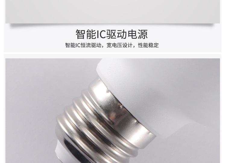 led灯泡 批发 塑包铝球泡 家用节能球泡灯 E27/B22高富帅球泡灯 pic 22