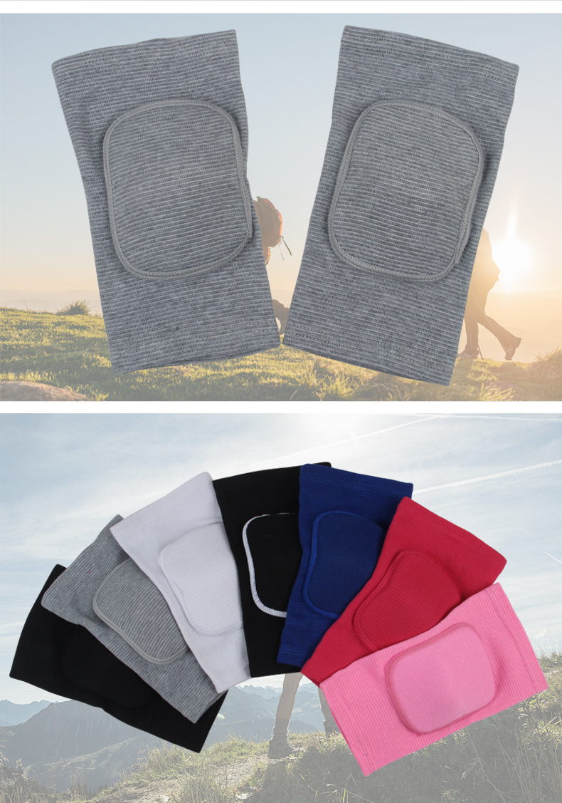 Dance yoga thickened sponge knee pads for warmth, volleyball dance kneeling anti-collision knee pads, sports dance knee pads pic 26