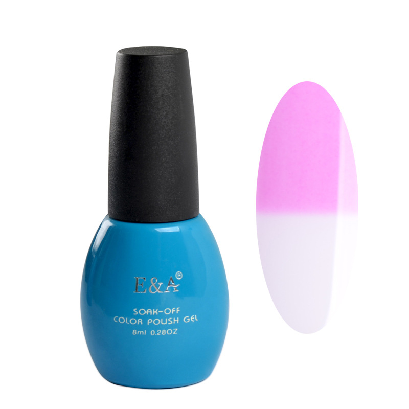 E&A Nail Polish Gel brand, Yanchang Barbie Gel, temperature-adjustable gel manufacturer wholesale 8ml nails, exclusively for export pic 3