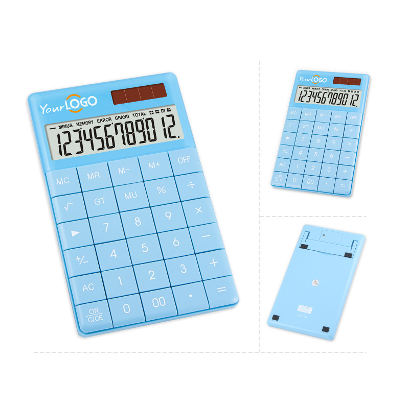 The manufacturer sells fresh and clean calculators, solar dual-power office calculators, and student calculators with color logos pic 4