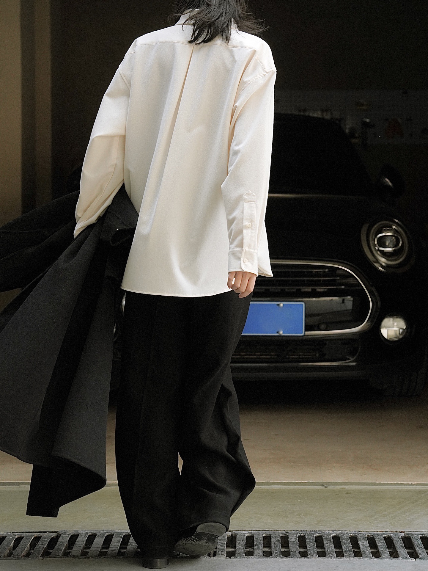 Early spring new Korean-style simple commuting brushed lapel shirt, loose and slimming, H-shaped thickened layering top for women pic 29