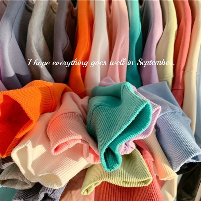 日系重磅长袖t恤女宽松纯棉情侣上衣打底衫秋款白色体恤男女同款详情4