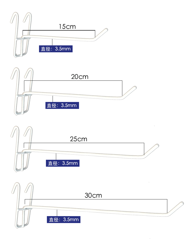 3.5mm thick plastic-coated hook mesh, hook grid, hook, supermarket hook, metal source manufacturer pic 17