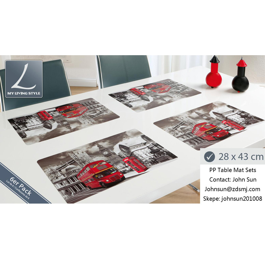 london style pp placemat
