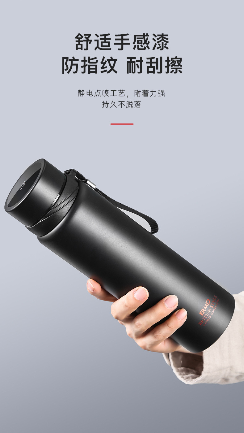 304不锈钢大容量保温杯男女便携户外商务杯礼品水杯子刻字印logo详情9