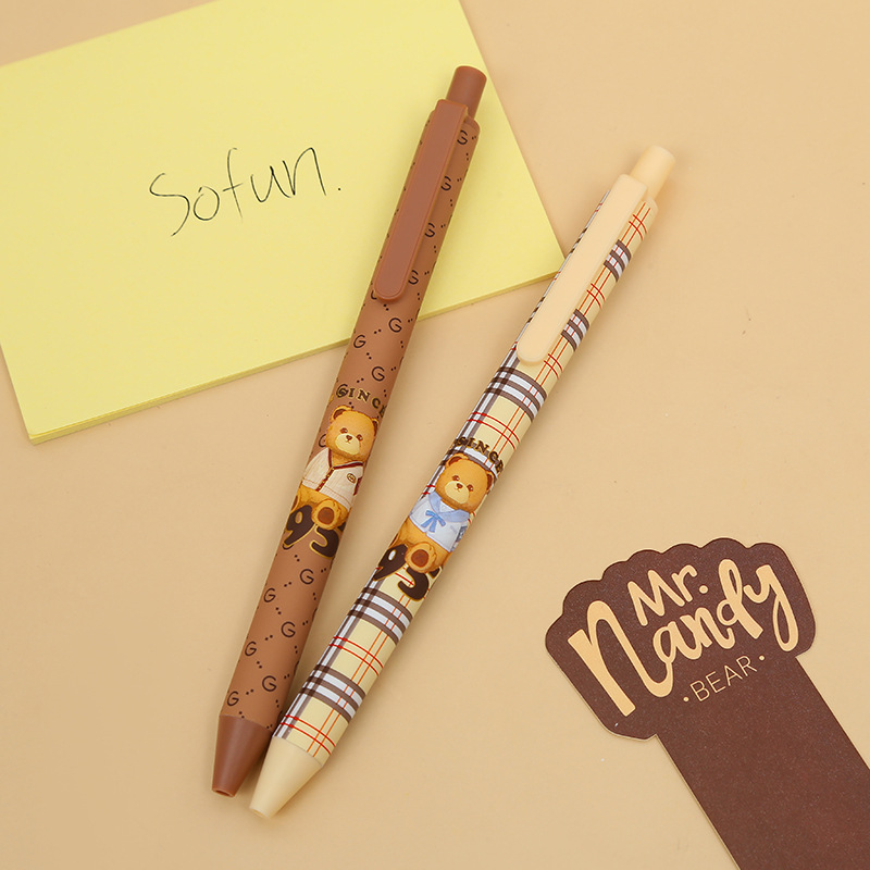 The ST pen tip is extremely smooth. The front of the pen is made of metal and features a ZF2659 illustrator in collaboration with Nandy Bear pic 8