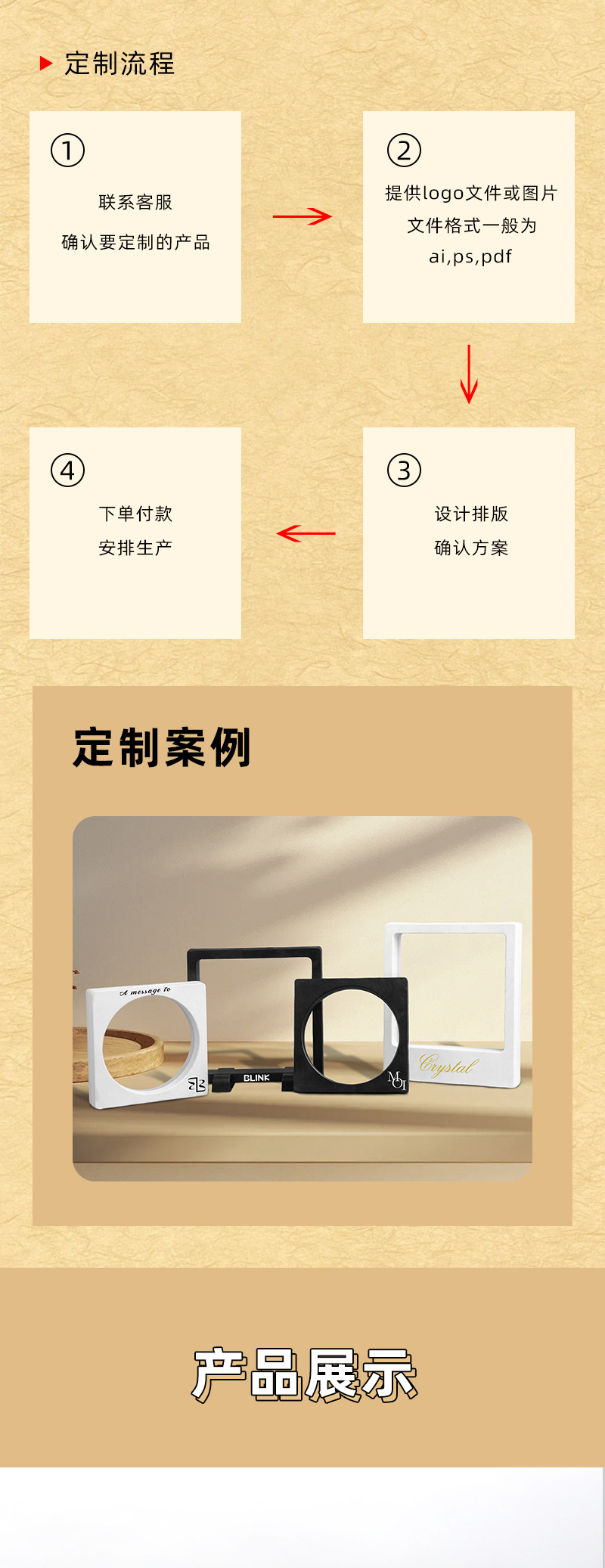 Wholesale suspended jewelry boxes, PE transparent boxes, jewelry packaging boxes, dust-proof storage, rings, display film boxes pic 5