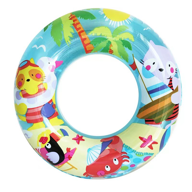 intex 59242 Inflatable swimming ring water toy Cross-border transparent set Swimming ring is a must-have for swimming pic 5