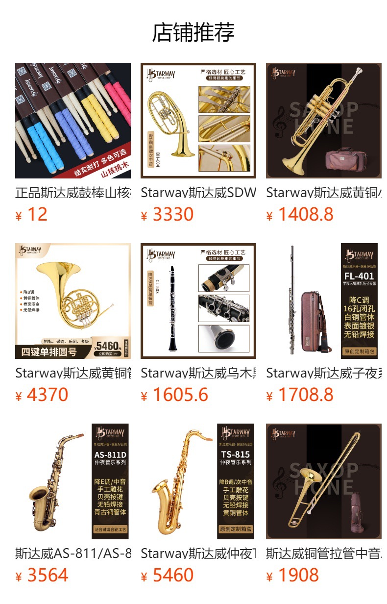 STARWAY斯达威初旭D10架子鼓批发专业演奏儿童初学入门爵士架子鼓详情24