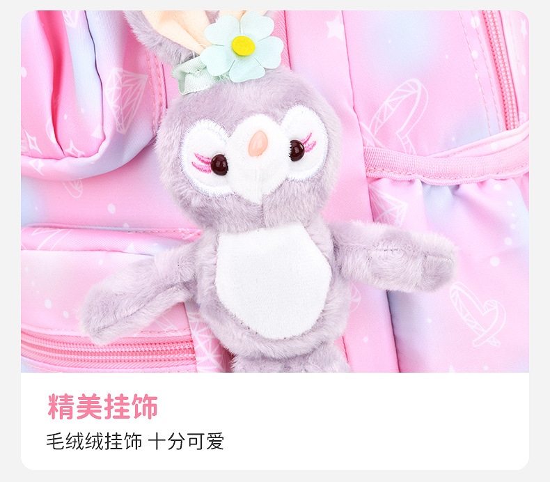 新款小学生书包女冰箱开门轻便大容量1-6年级梦幻儿童双肩包批发详情18