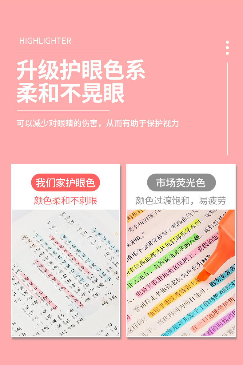 Blaster flash highlighter soft eye guard pen softhead sparkle pen estudiante marcadores destacados graffiti mano tienda highlighter fantasía star trip blaster flash highlighter flash highlighter pic 6