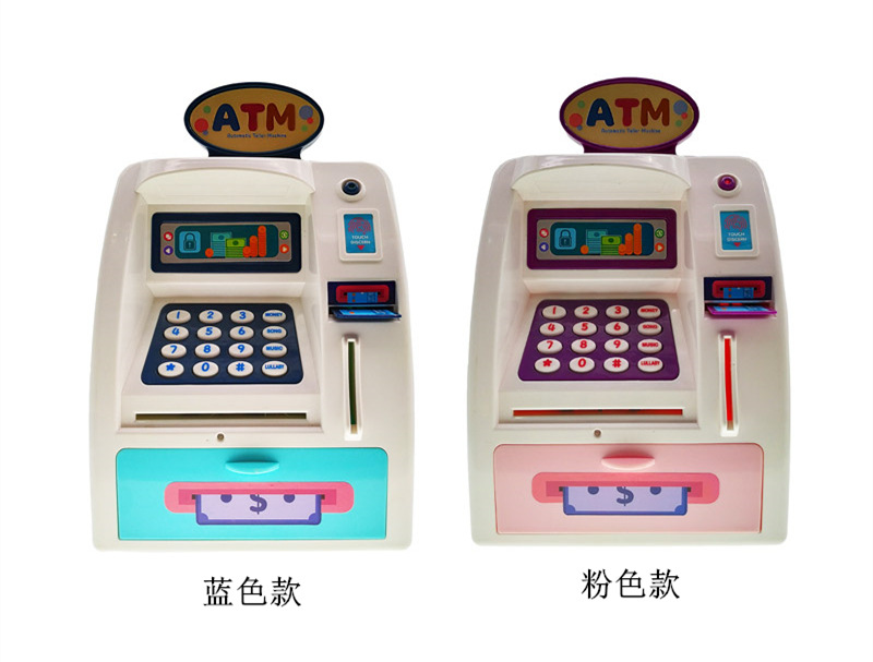 新款英文存钱罐创意儿童迷你保险柜卡通密码卷币储蓄罐详情9