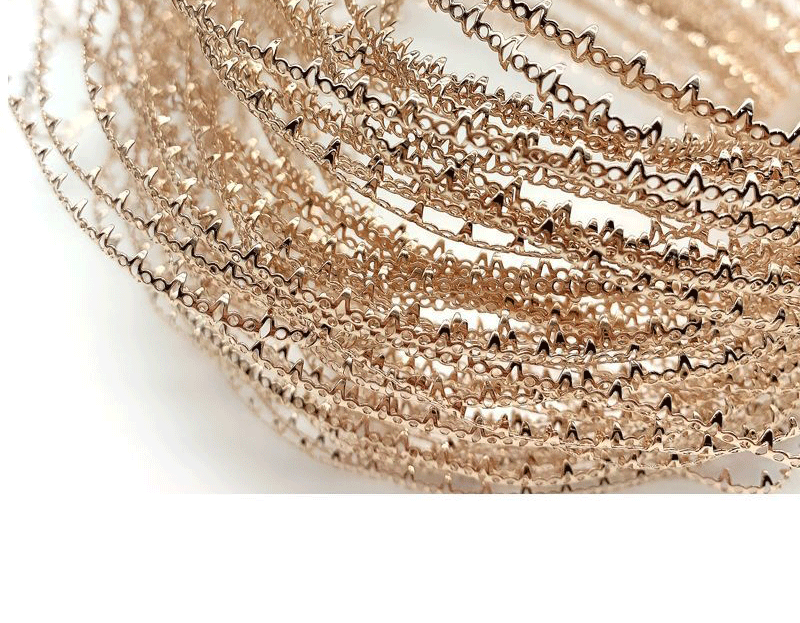 18k gold-plated copper with gold plating, hollowed-out edge line, jewelry and jade, gold-plated wire edge, non-perforated edge wrapping technique, pearl pic 7