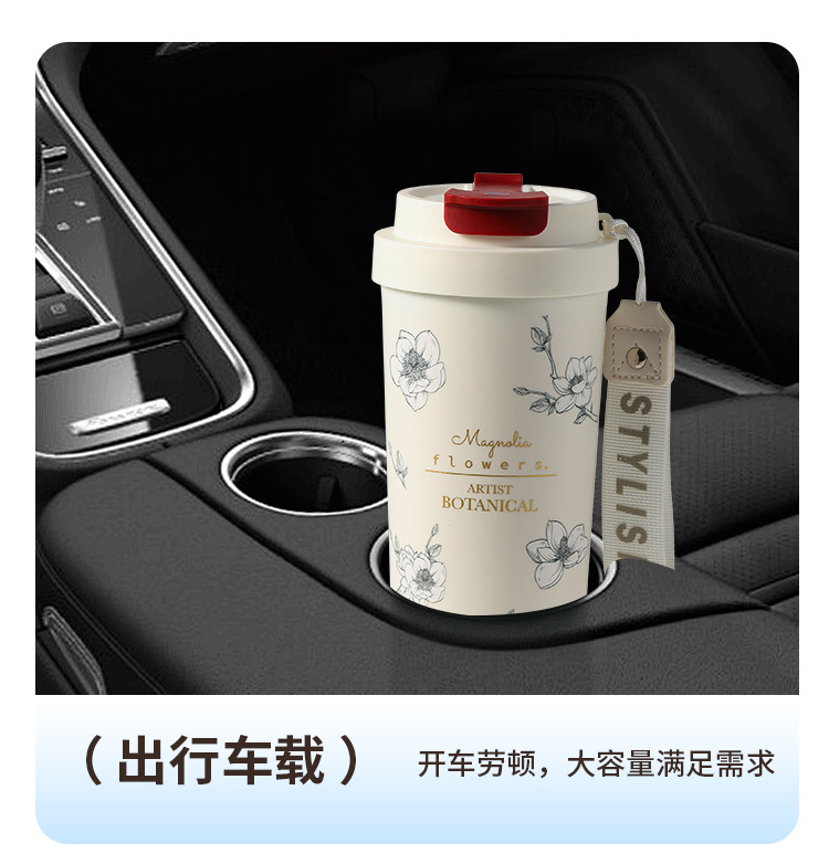 真陶瓷内胆咖啡杯双饮保温杯带茶漏水杯挂绳高颜值便携随身杯详情18