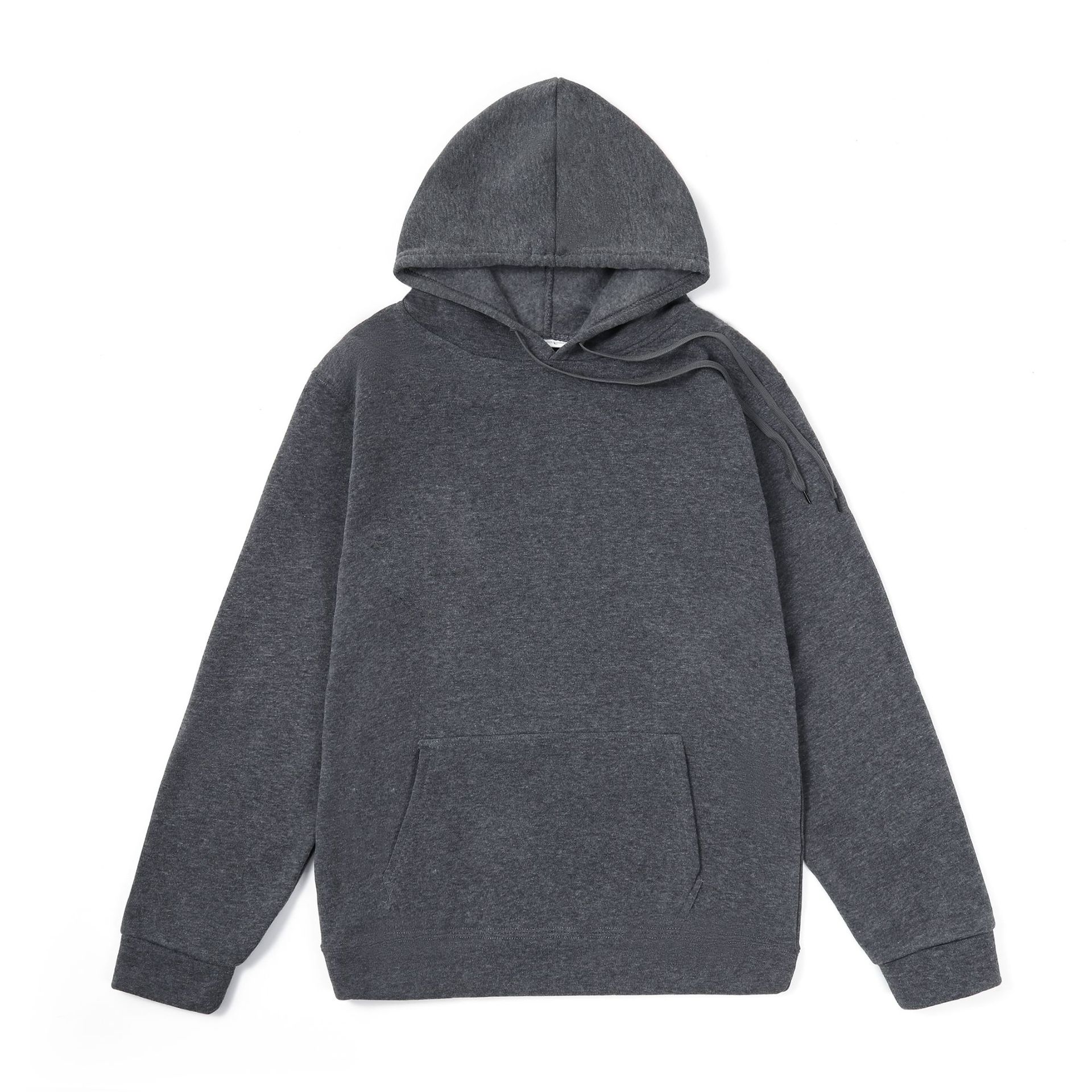 Comercio exterior nuevo estilo hombre casual deporte fitness sudadera más peluche más grueso tendencia de moda tamaño grande suelto sudadera con capucha pic 10