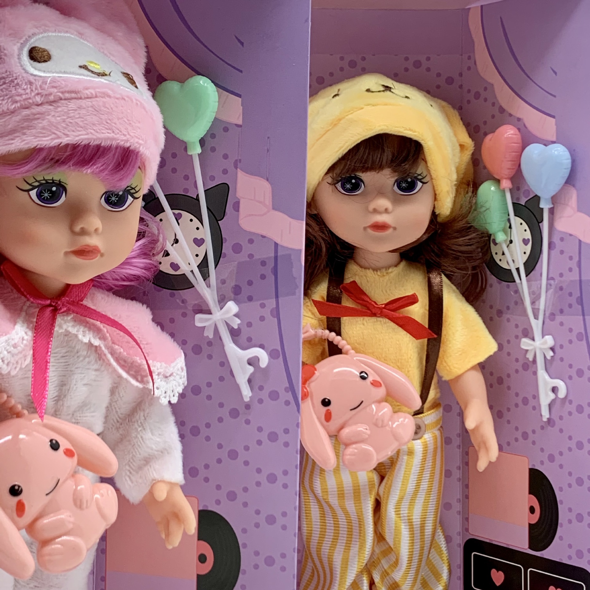 Cross-border foreign trade toys, 10-inch Kuromi Little Devil Vinyl Doll, Cinnamon Dog Music figurine from Sanrio, Japan pic 23