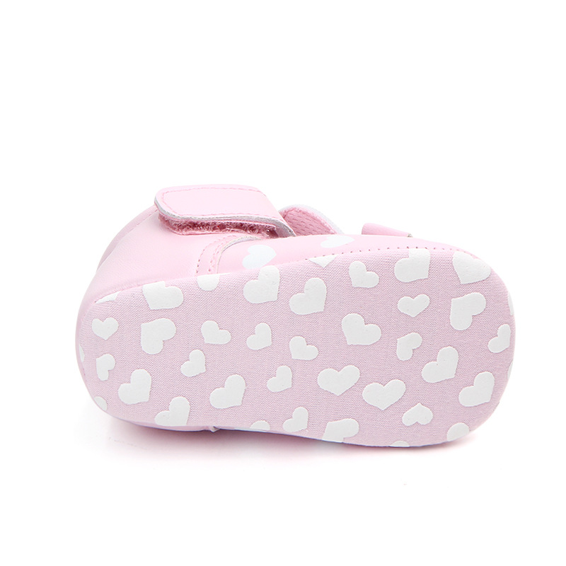 Spring and Autumn New Three-dimensional Ear baby Girl cute walking Shoes Heart-shaped flat Velcro single shoes wholesale 0943 pic 11