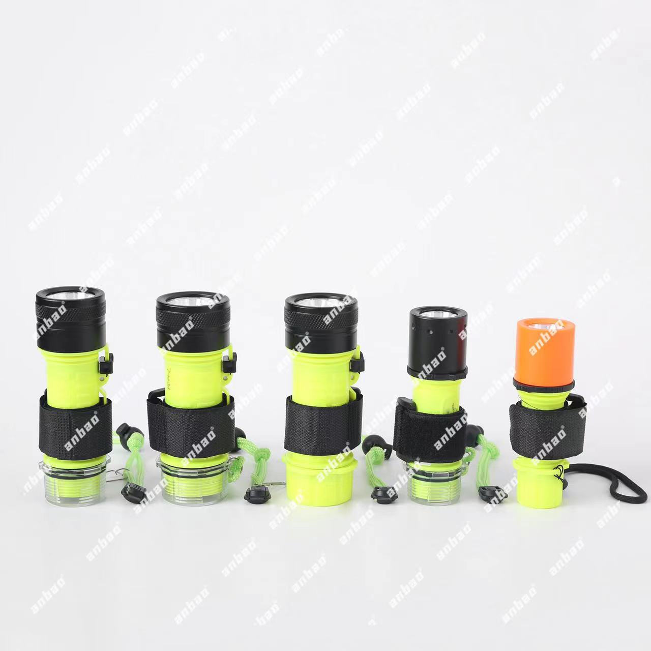High-brightness flashlight for diving, waterproof and high-intensity long-range illumination, diving flashlight pic 1