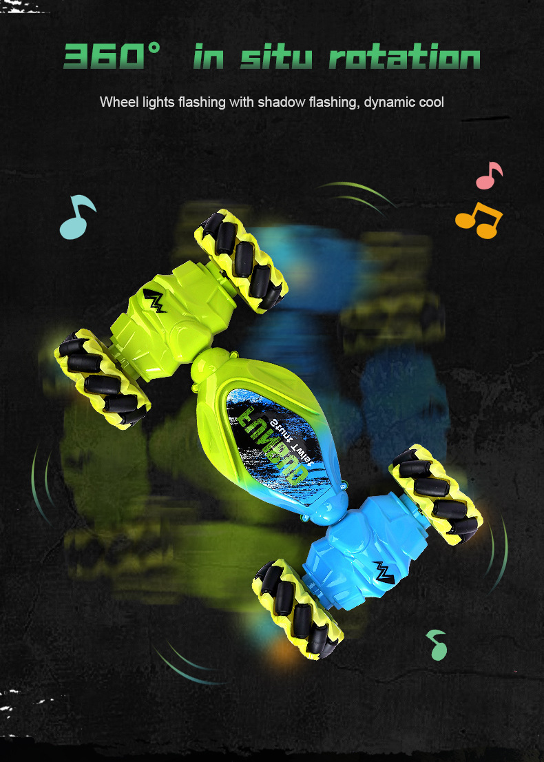 手势感应变形遥控车儿童玩具扭变车电动攀爬赛车越野漂移男孩礼物详情12