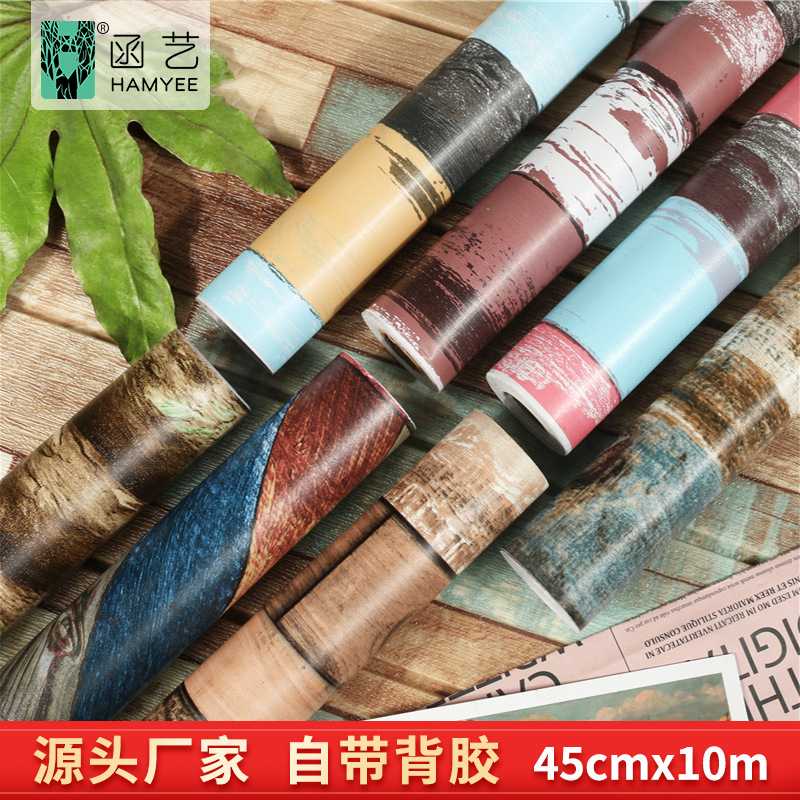 跨境自贴pvc复古宿舍墙纸3d壁纸自粘批发卧室砖纹立体直播背景墙详情5