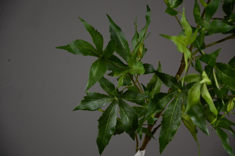 Factory wholesale of artificial flowers, direct sales from the manufacturer, wholesale of artificial green plants, home decoration flowers, red artificial leaves, artificial maple leaves pic 32