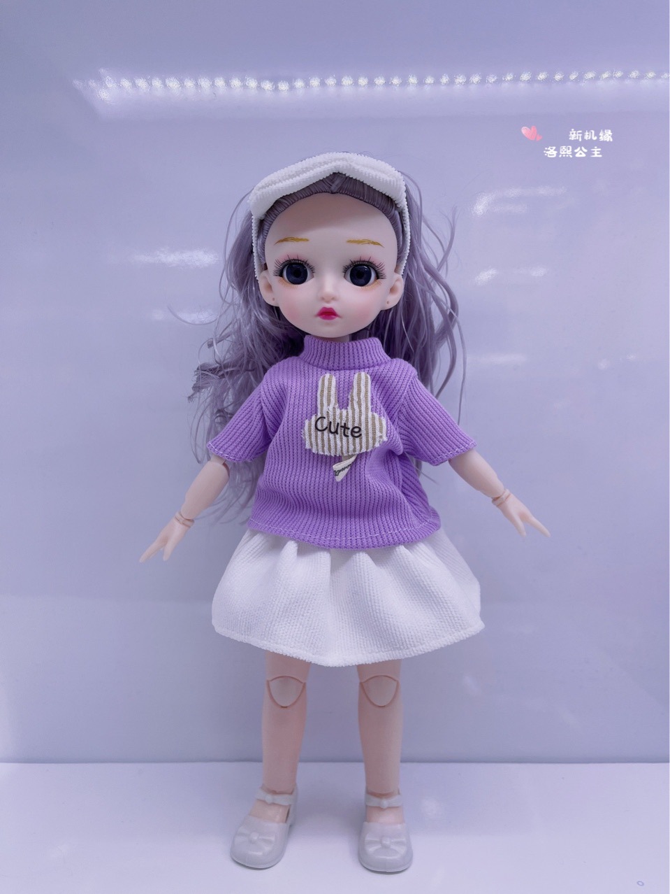 2022新12寸30cm时尚换装芭b比洋娃娃音乐智能唱歌闪灯钥匙扣娃娃详情10