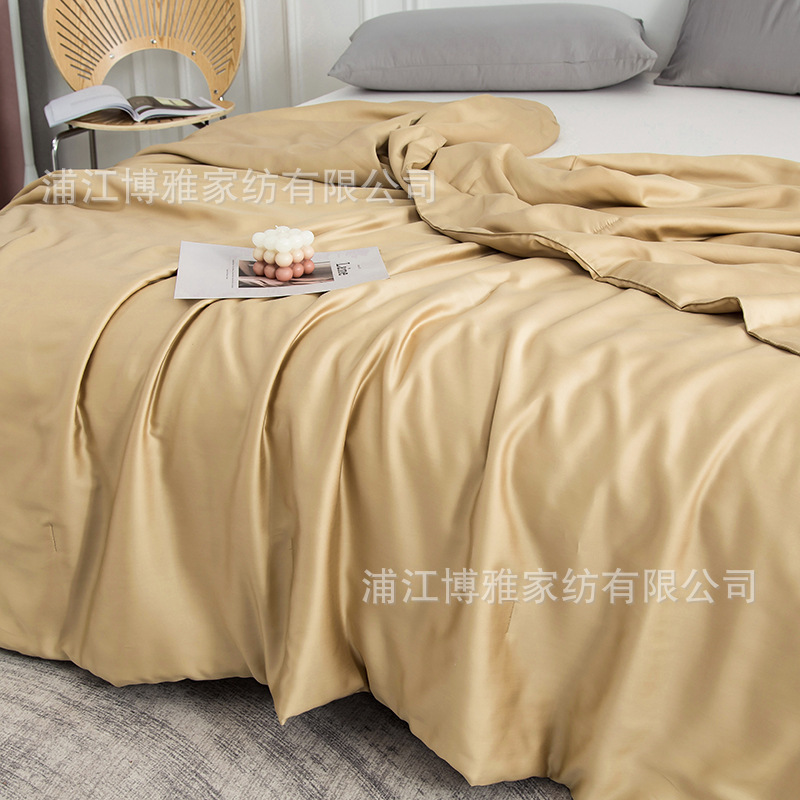 New modern and simple Muji 60s Tencel quilt, all-cotton quality ice silk summer cooling quilt, washed cotton air-conditioned quilt pic 20