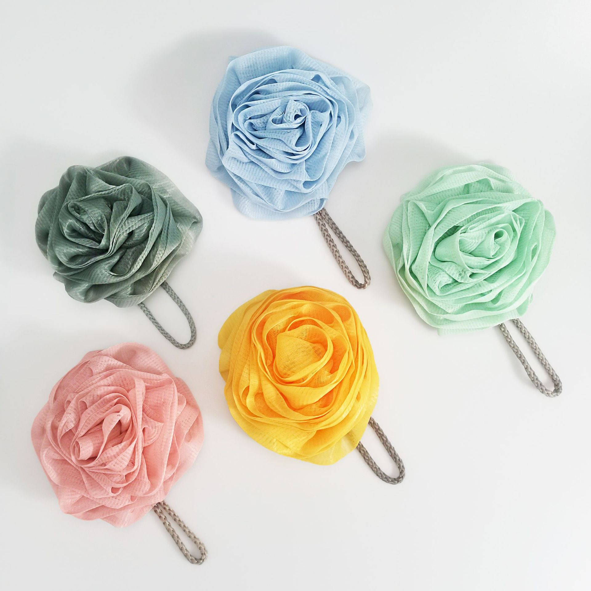 Factory direct sales of rose-shaped bath balls, beautiful and practical, with multiple colors of rose pic 17