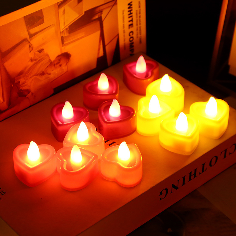 Electronic candle lights, led candle lights, creative wedding birthday and wedding candles, venue decoration props, electronic candles pic 2