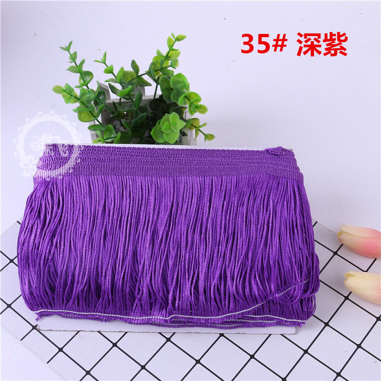 DIY stage costume accessories: Latin dance lace, tassel lace, polyester ribbon, 15CM, factory direct sales, 1 webbing pic 68