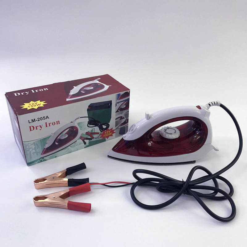 Dry Iron小家电挂烫机12V便携熨斗 接电瓶熨斗150W 外贸出口电熨详情14