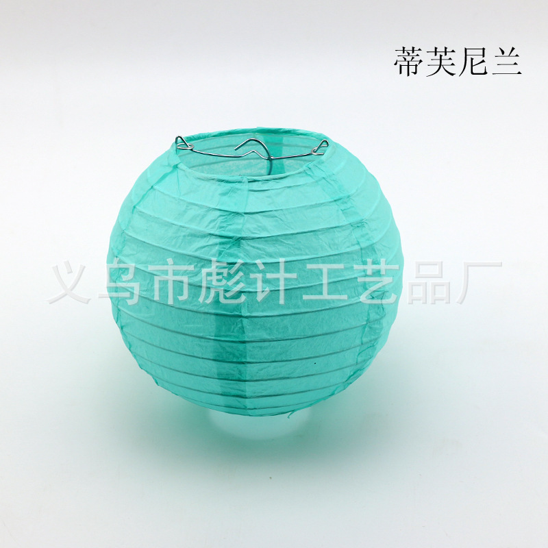 Wholesale white paper lanterns for the Mid-Autumn and Spring Festival, folding, handcrafted round paper lanterns, wedding and festive decorations pic 59