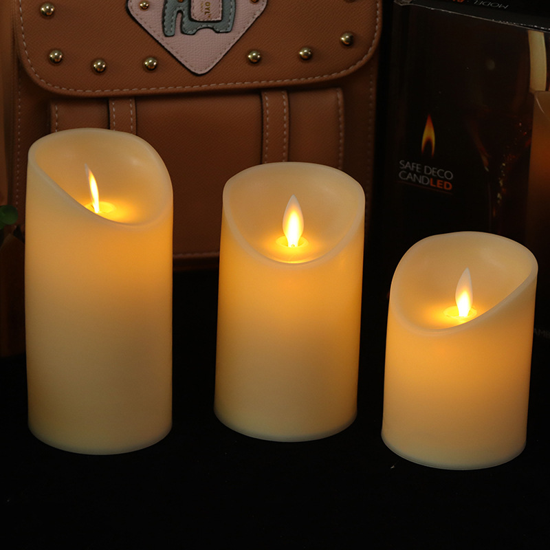 10-key simulation timing swing remote control light body electronic candle creative wedding birthday led candle light pic 12