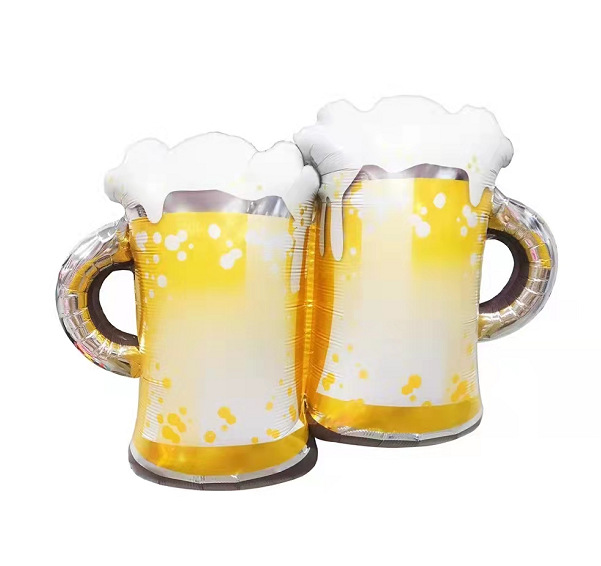 Factory wholesale Corona beer/Heineken beer mugs for wedding and birthday party decoration cartoon aluminum film balloons pic 4