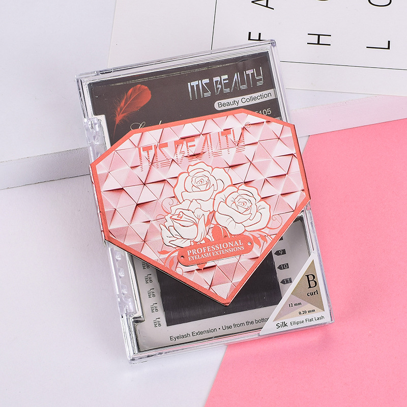 New 0.20 thick flat hair eyelash extensions, close-knit eyelash implants, B-curl false eyelashes, factory direct sales pic 14