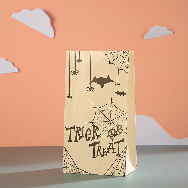 Wholesale of cross-border party kraft paper bags, hand-held paper bags, Halloween candy bags, food bags and gift bags series pic 7