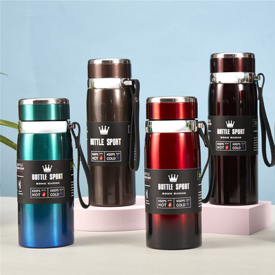 Kangyong 304 stainless steel Shan Hai Jing series heat and cold preservation ton ton bucket sports water bottle, high appearance level gourd water cup, portable for both men and women pic 1