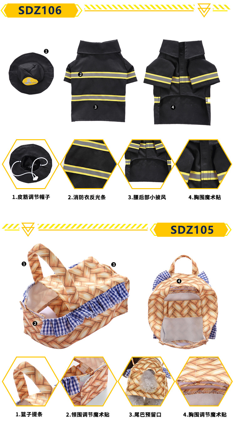 跨境宠物衣服万圣圣诞节服装派对狗衣服猫咪中小型犬狗狗宠物服装详情9